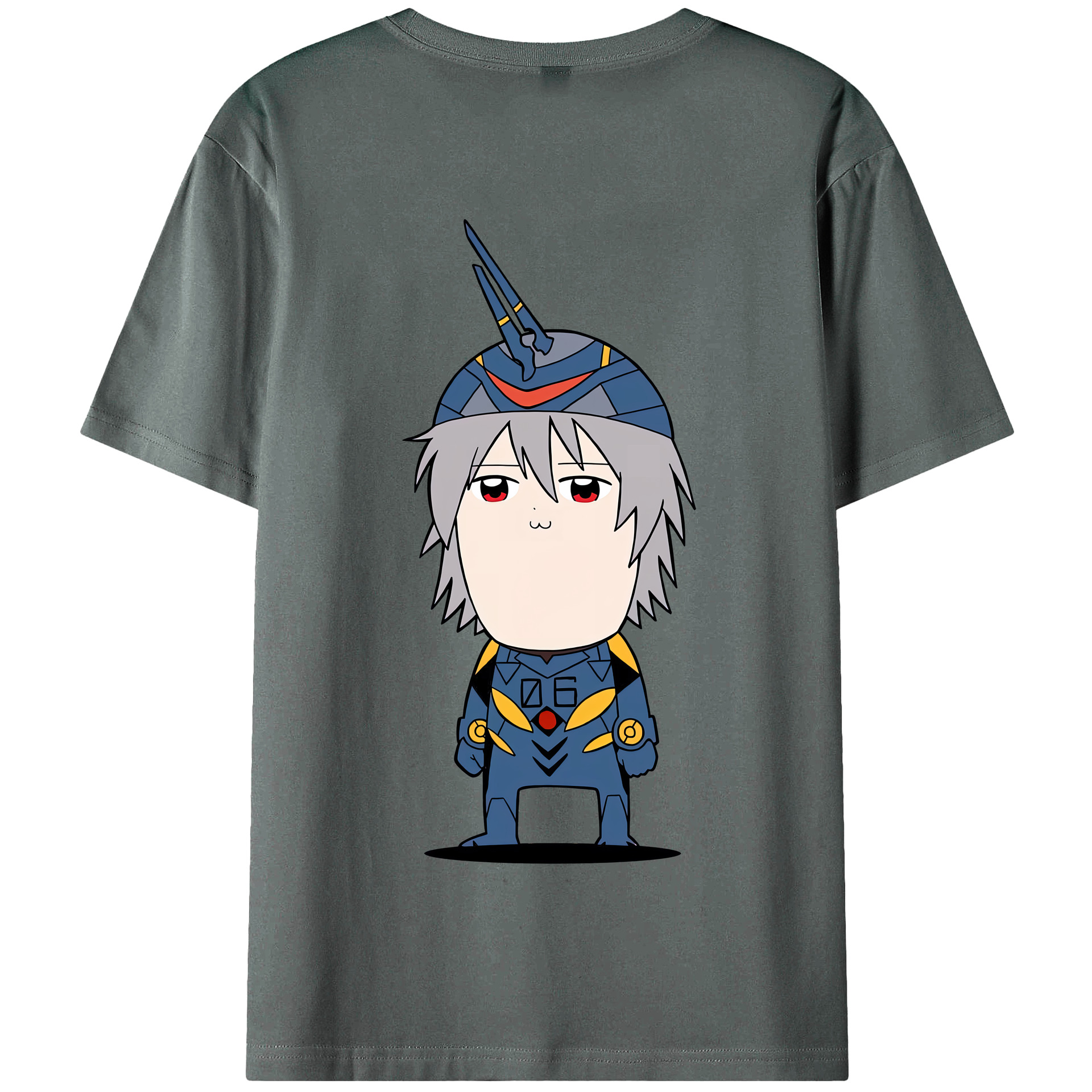 （画像用） EVA 新世紀エヴァンゲリオン 綿100％半袖Tシャツ（背面プリント）